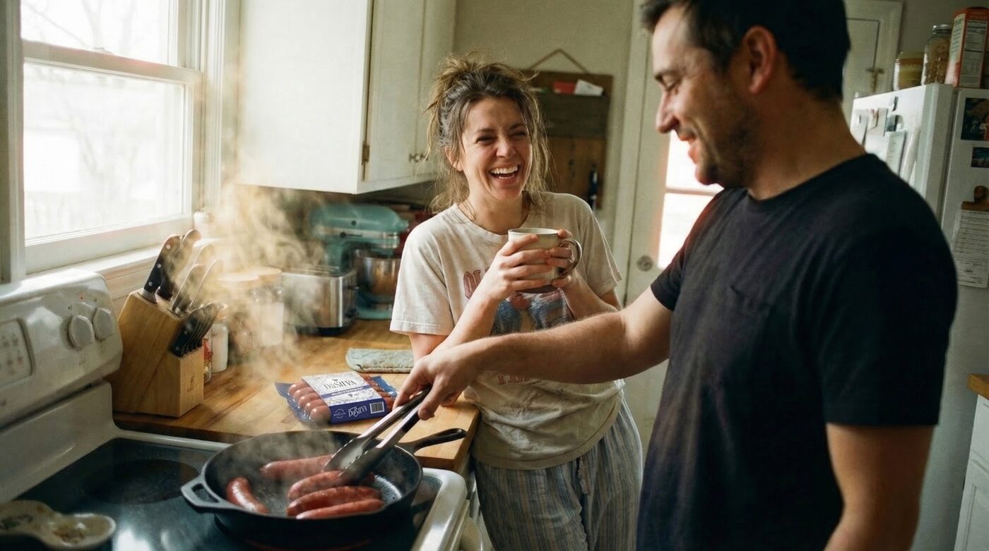 Familia DaSilva product range — cheeses, sausages and cachapas